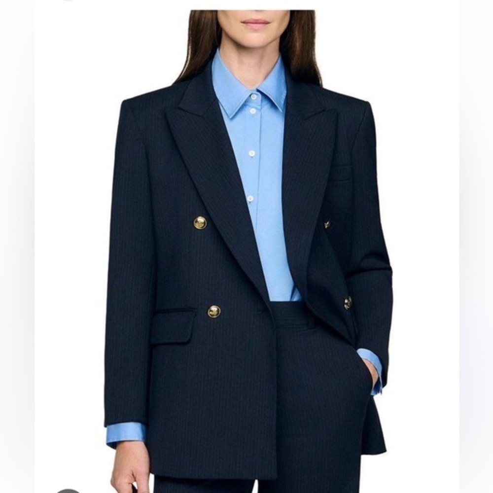 Tommy Hilfiger Navy Nautical Double Breasted Blazer NWT Sz 10
